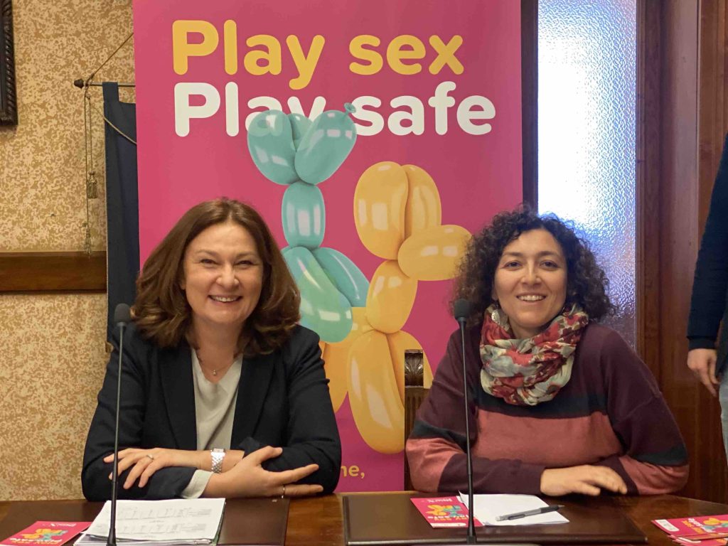 Dottoresse del Ca' Foncello di Treviso alla presentazione del progetto "SAFE SEX"