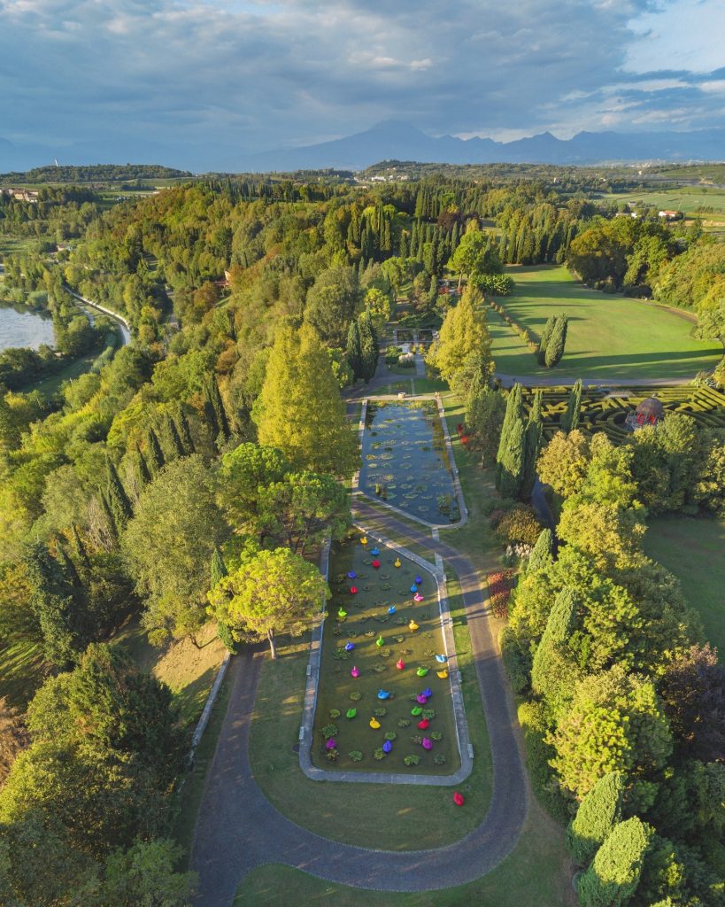 Veduta aerea del Parco Giardino Sigurtà