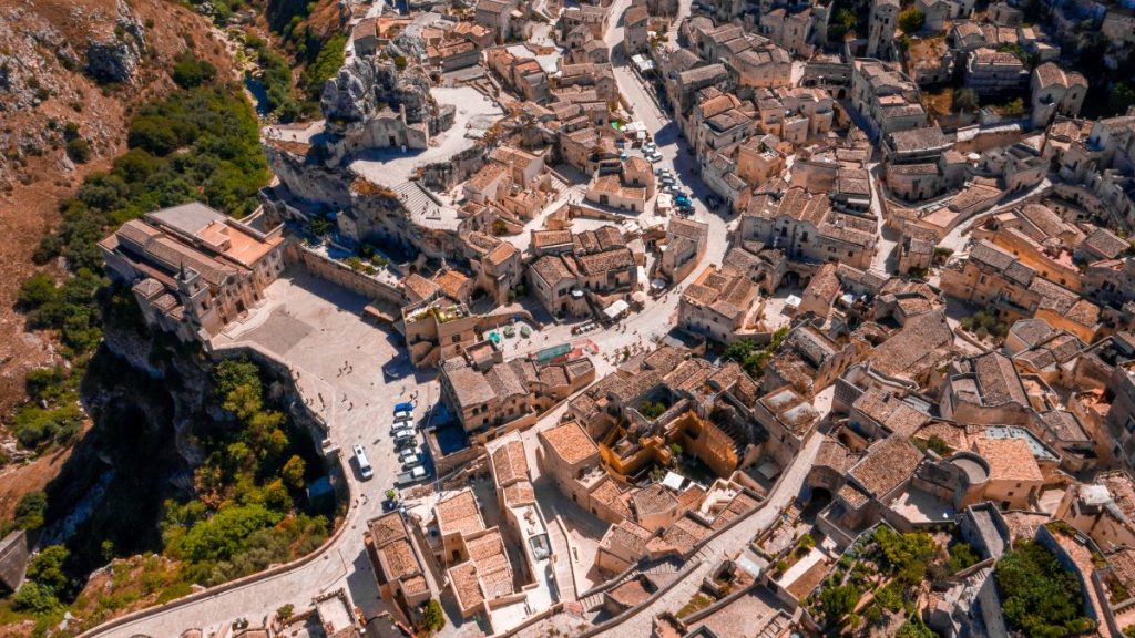 Città di Potenza vista dall'alto