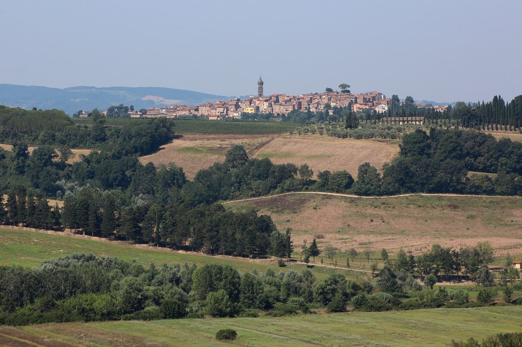 Veduta di Peccioli (Pisa)