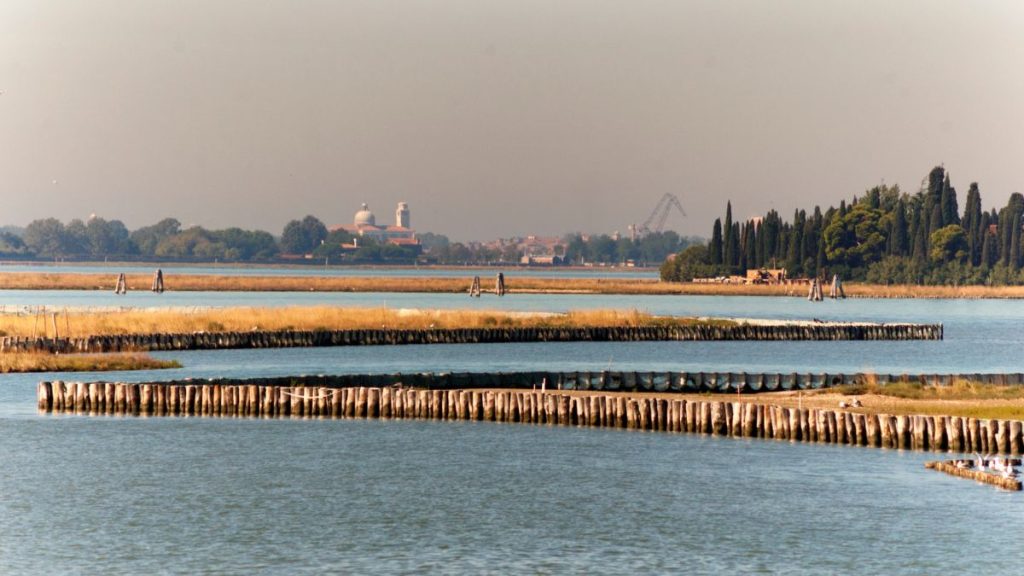 visuale della laguna veneziana