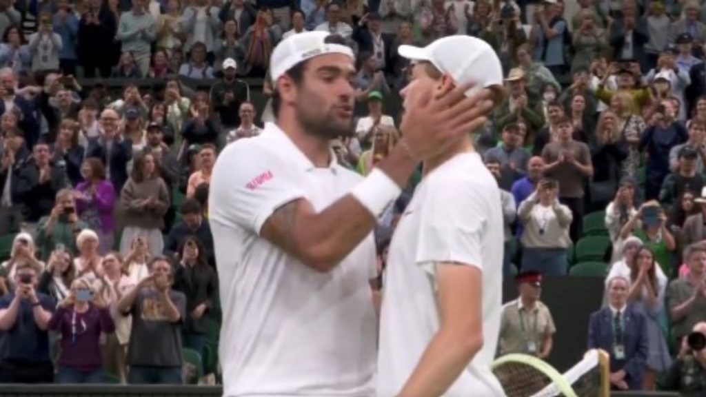 Berrettini è tornato ma vince Sinner