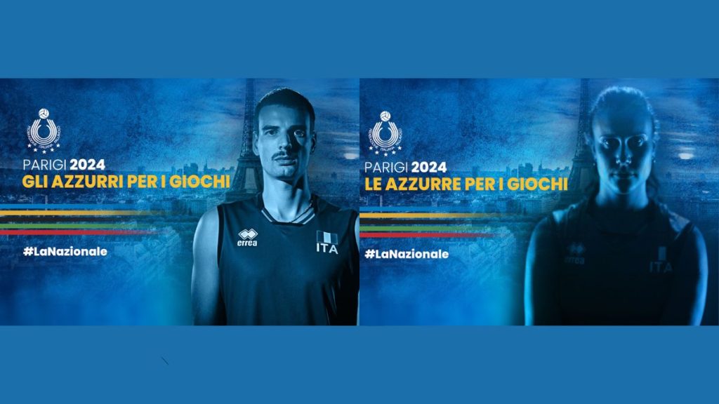 Parigi 2024 gli azzurri del volley