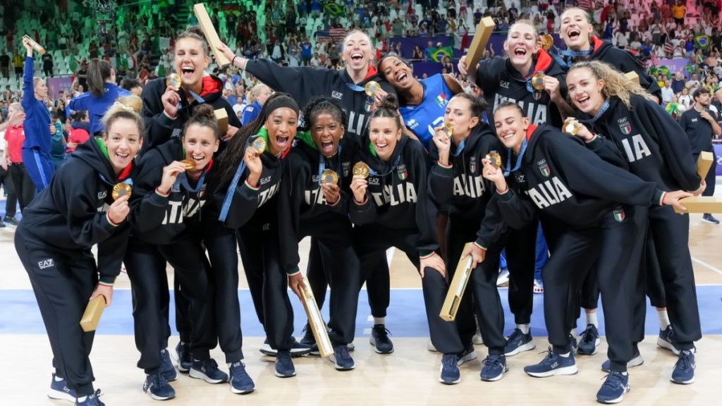 Azzurre d'oro!