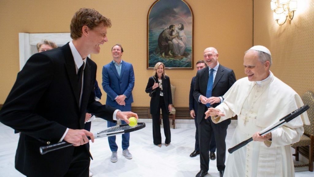 Sinner incontra il Papa