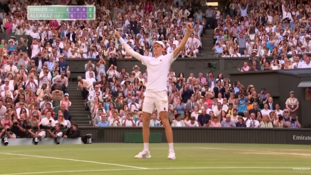 Sinner Re di Wimbledon