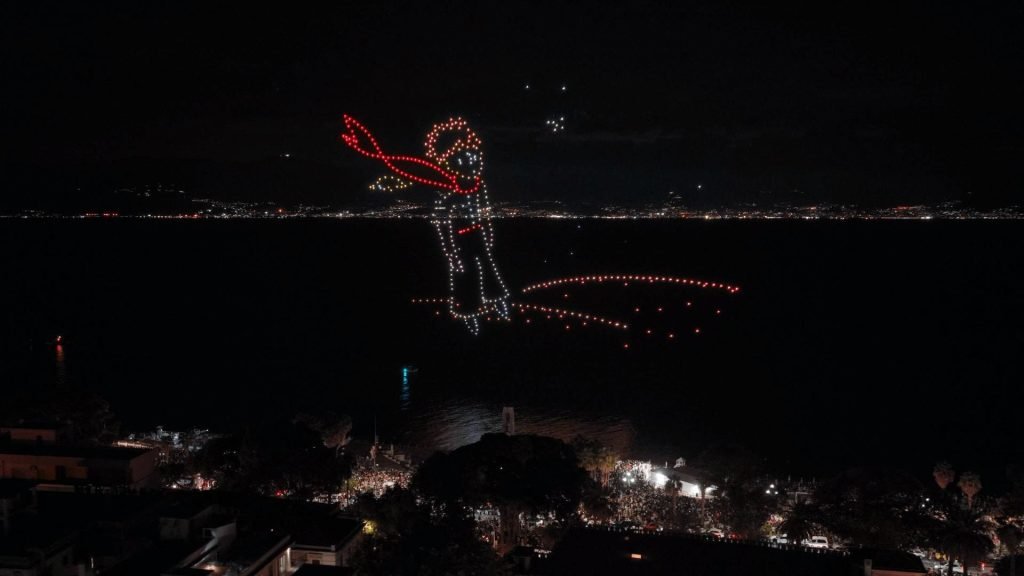 spettacolo droni Reggio Calabria