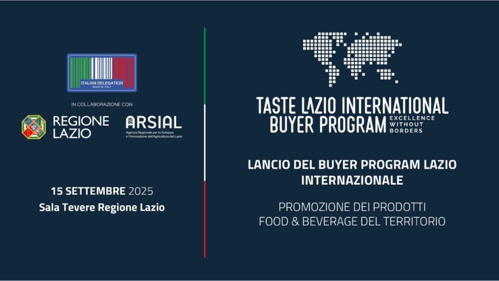Taste Lazio International buyer program