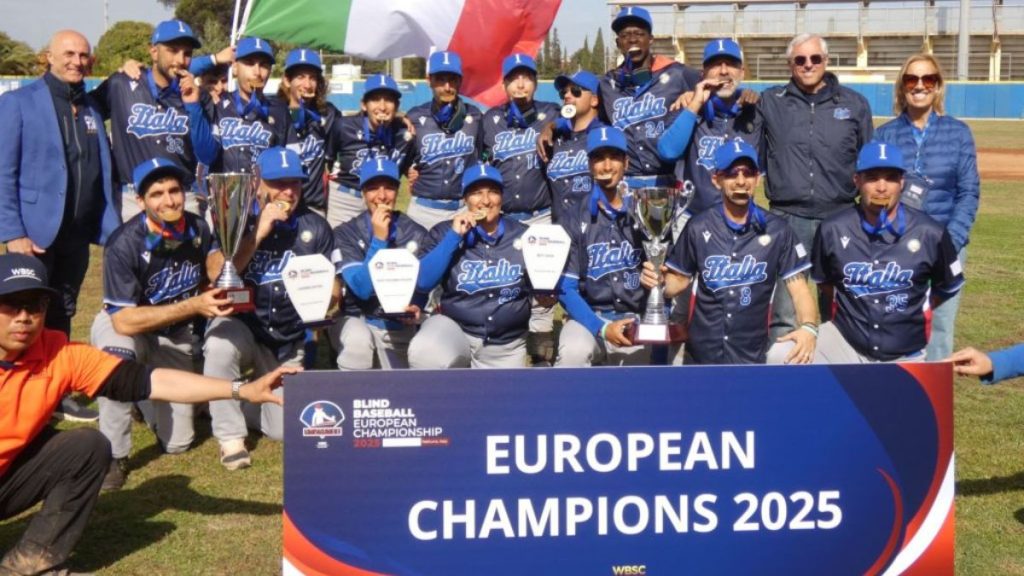 Italia Blind Baseball campione d'Europa