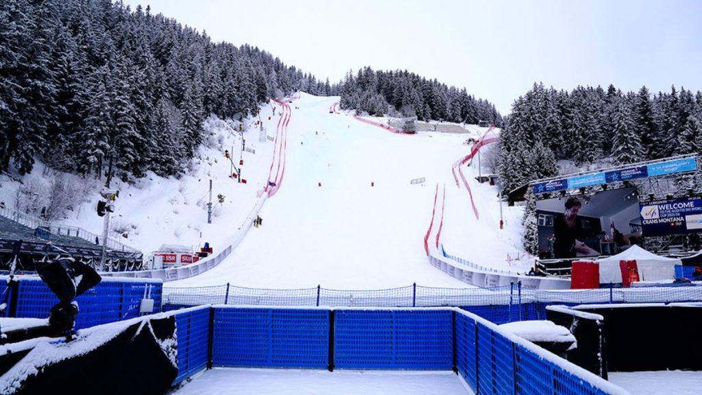 Non si scia a Crans Montana
