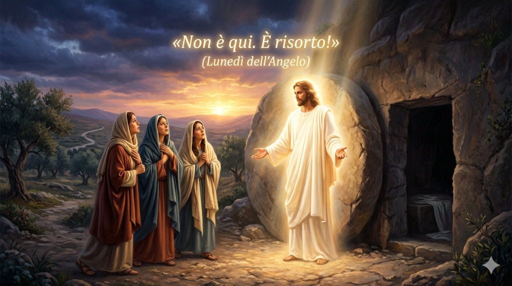 NON E’ QUI! E’ RISORTO