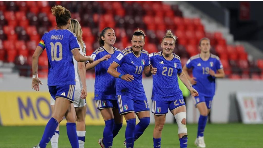 Le Azzurre vincono 6-0