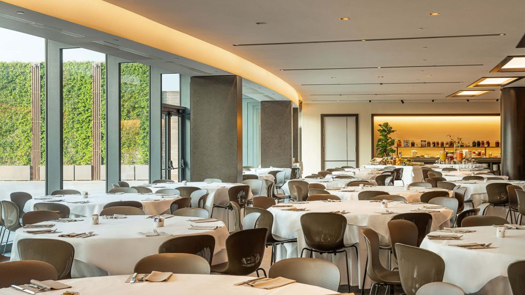 Sala del Ristorante Arco a Mogliano Veneto con design contemporaneo