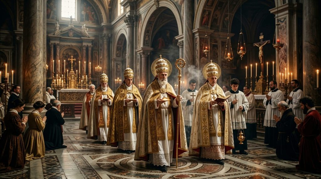 La memoria liturgica dei Santi Pontefici Romani