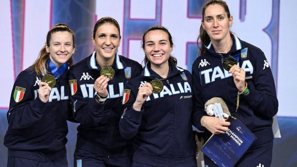 Fioretto d'oro e trionfo nel medagliere